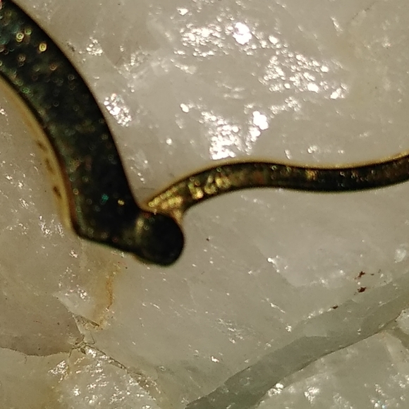 Gold over 925 loop earrings 5.8 grams - Picture 4 of 6